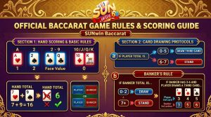 Luật Chơi Baccarat Sunwin - Bí Kíp Thắng Lớn Cho Người Mới Quy tắc tính điểm và rút bài trong luật chơi baccarat